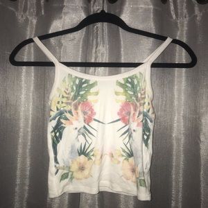 Tropical crop top